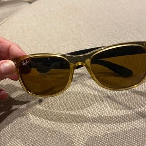 Ray Ban RB2132  WAYFARER Sunglasses Honey/Crystal Brown Polarized, 57 mm